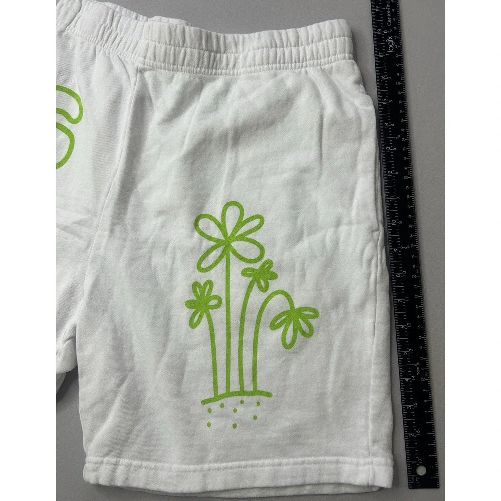 John Summit Off The Grid White Shorts Men's Sz Large EDM DJ 100% Cotton NWOT - Picture 4 of 7